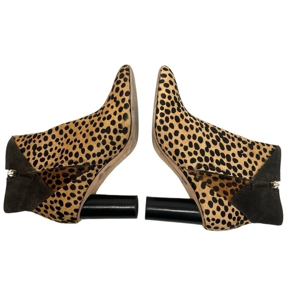 Ulla Johnson Carin Patchwork Ponyhair Suede Leather Ankle Booties Women’s 39 - Picture 10 of 16